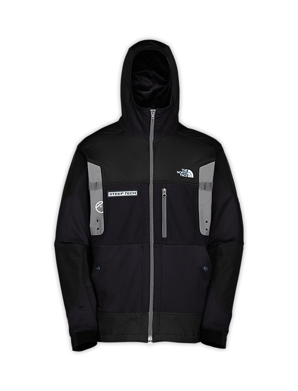 the north face steep tech logo hoodie