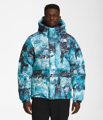 ノースフェイス　PRINT HMLYN DOWN PARKA Blue MTHENO