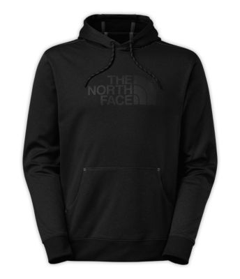 all black north face hoodie