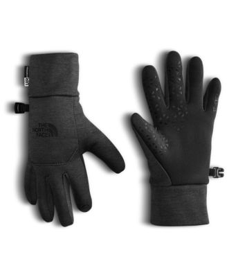 north face grey gloves