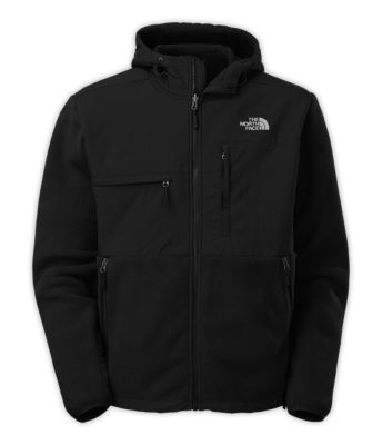 men's north face denali hoodie fleece jacket