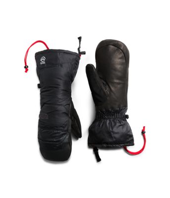 north face stitched down mittens