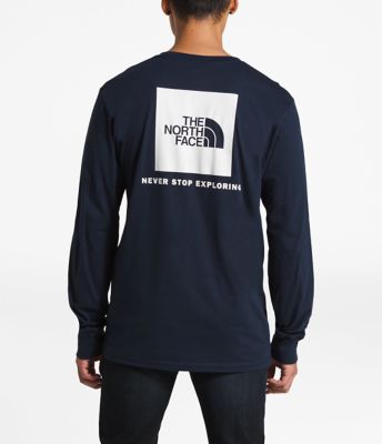 the north face redbox long sleeve tee