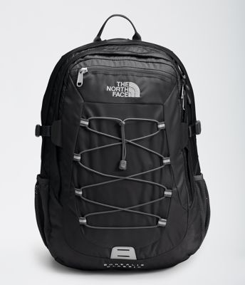 the north face white and black borealis classic backpack
