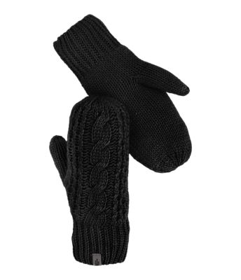 north face cable knit mittens