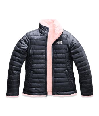 the north face girl's reversible mossbud swirl jacket