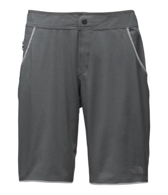 north face zip shorts
