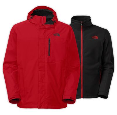north face red ski jacket