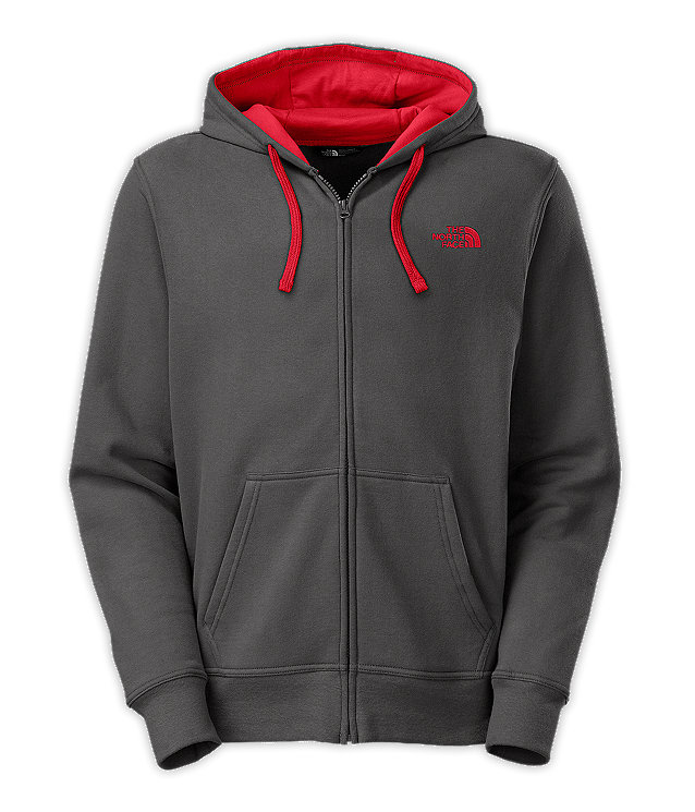MEN'S EMBROIDERED LOGO FULL ZIP HOODIE - NEW FIT