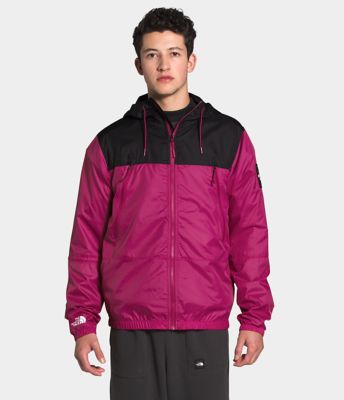 north face pink and black coat