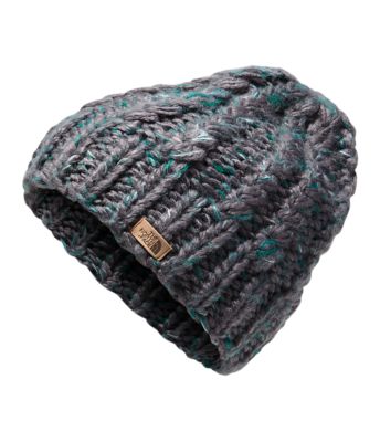 the north face women's chunky knit beanie