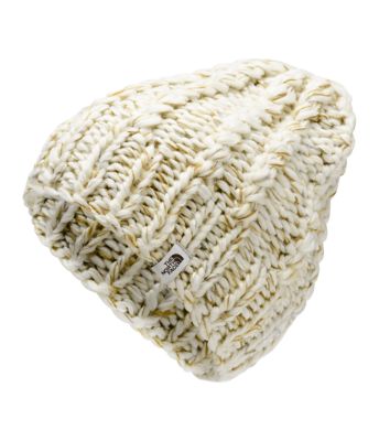 north face chunky knit beanie