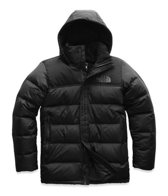 north face puffer hooded jacket