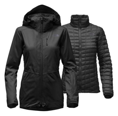 the north face thermoball snow triclimate hooded jacket