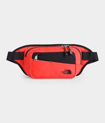 north face fanny pack red