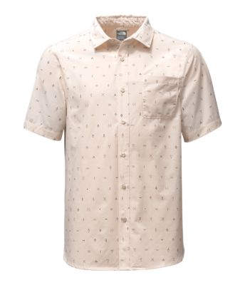 north face short sleeve button up
