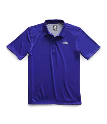 the north face men's short sleeve horizon polo