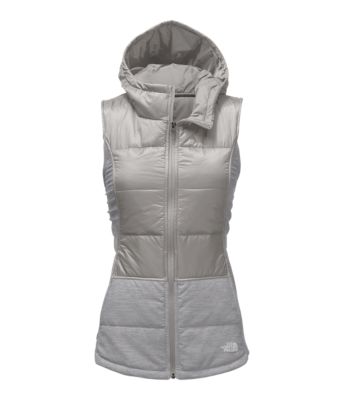 north face hooded vest womens