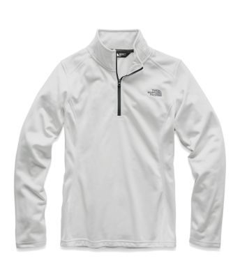 white and grey north face