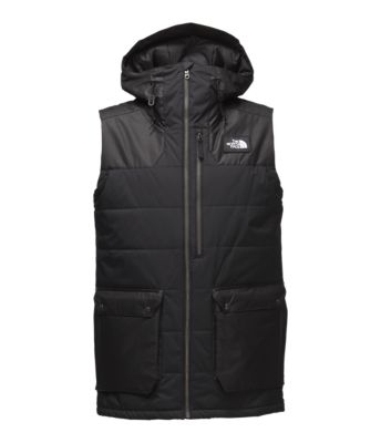 north face vest with hood