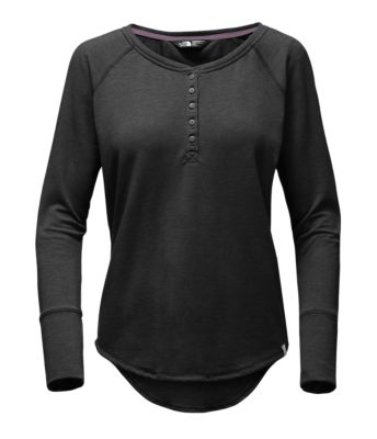 WOMEN'S LONG-SLEEVE TNF™ TERRY HENLEY | The North Face