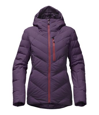 north face purple down jacket