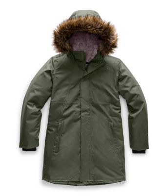 the north face girls arctic swirl down jacket