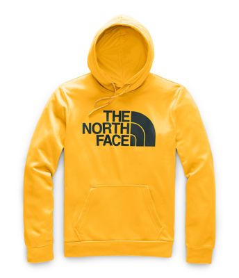 north face hoodie yellow 