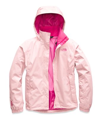 north face navy and pink jacket