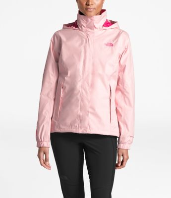 north face women's pink ribbon resolve jacket