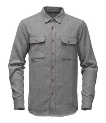 north face long sleeve button down shirt