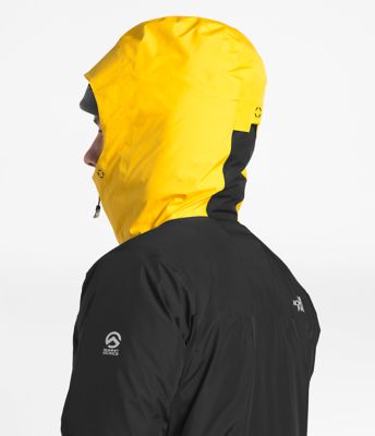 north face gore tex jacket yellow