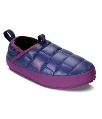 north face youth slippers
