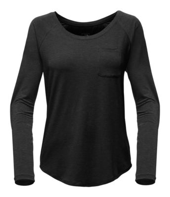 north face women's long sleeve t shirt