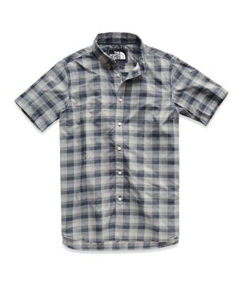 north face button down short sleeve