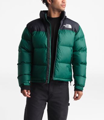 north face 1996 retro nuptse jacket green