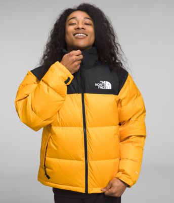 The North Face Denali Jacket Cone Orange 2023, Snow Apparel Mens