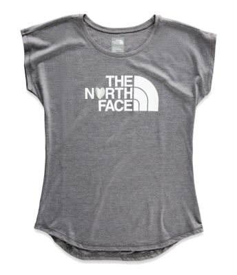 GIRLS' TRI-BLEND SCOOP-NECK TEE | The North Face Canada