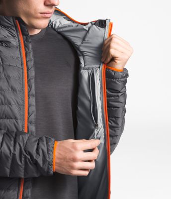 men's impendor down hybrid hoodie
