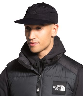 north face throwback tech hat black