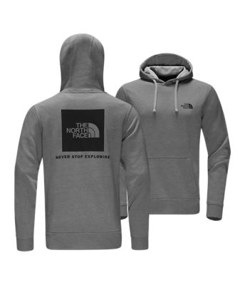 the north face box logo hoodie sweatshirt