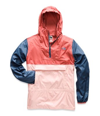 the north face women's fanorak pullover jacket