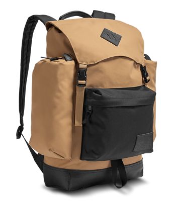 leather north face backpack