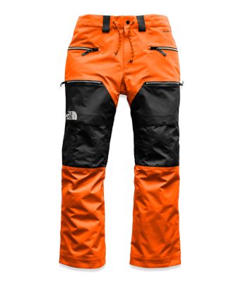 orange north face ski pants