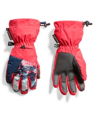 north face girls gloves