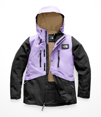 north face purple ski jacket