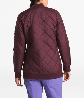 the north face women's jester insulated reversible bomber jacket