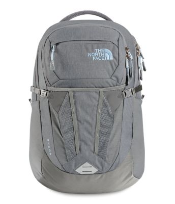 north face backpack light blue