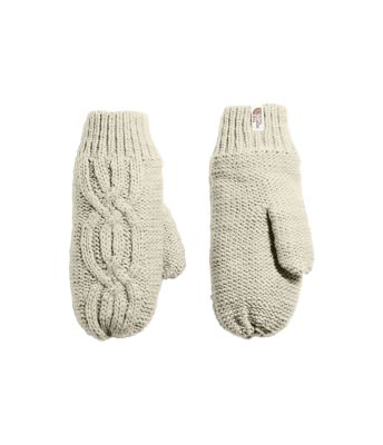 women's cable minna mitts