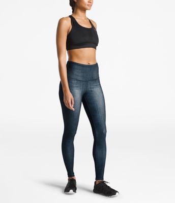 north face leggings and top